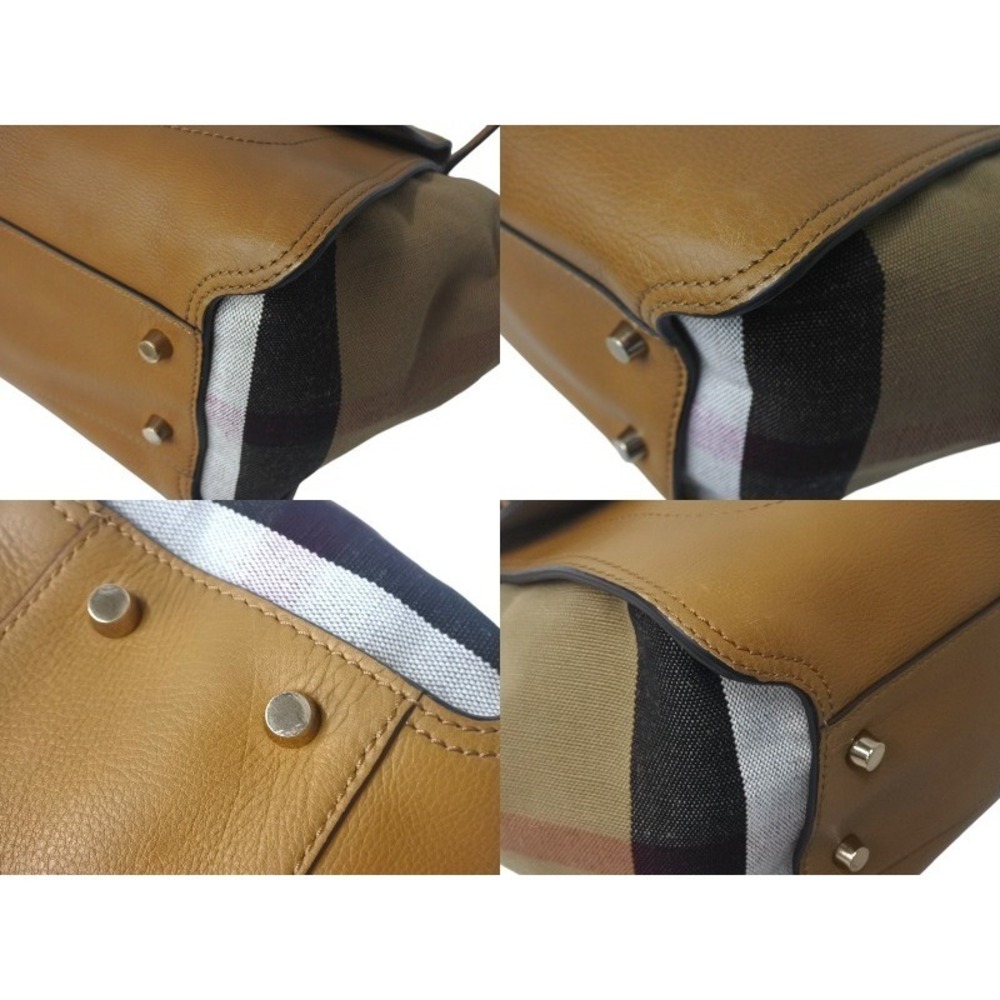 Burberry Mrcourt Saddle Brown Shoulder Bag leather - Picture 6 of 8